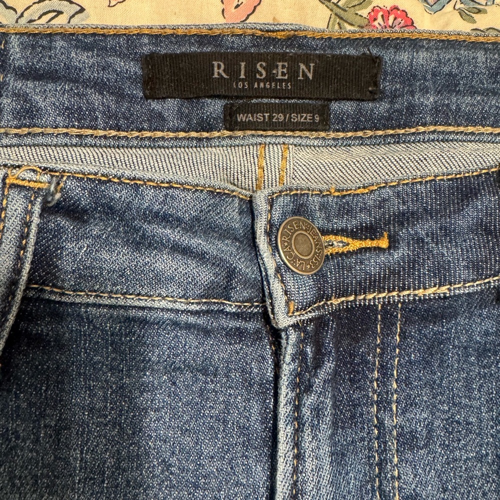 Risen Women's Blue Flare Jeans